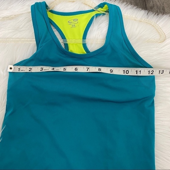 C9 Champion Green Racerback Workout Tank Top - Picture 7 of 8